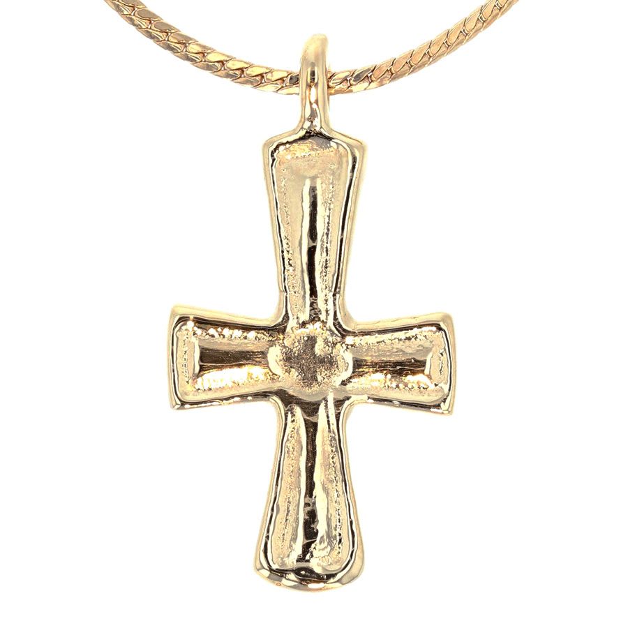 UCK0498 Replica of Authentic Byzantine Cross in Yellow Gold ...